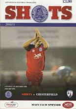 Aldershot Town v Chesterfield   20-Nov-2010