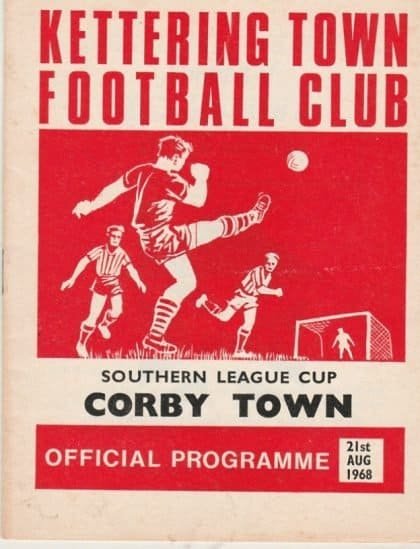 Kettering Town v Corby Town  21-Aug-1968