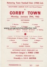 Kettering Town v Corby Town 29-Jan-1962