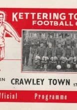 Kettering Town v Crawley Town  17-Jan-1970
