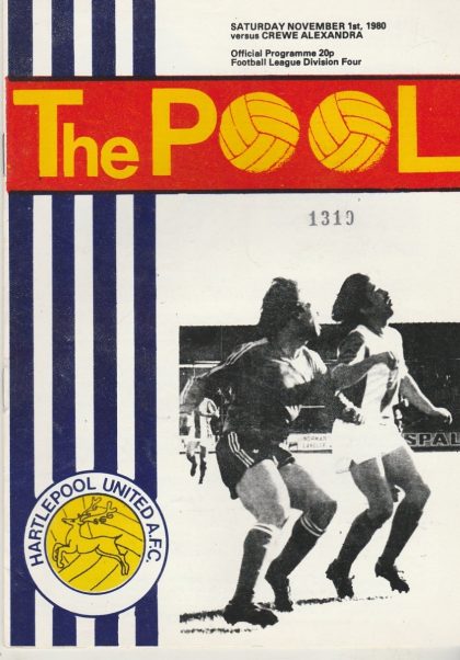 Hartlepool United v Crewe Alexandra 01-Nov-1980
