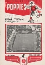 Kettering Town v Deal Town  29-Aug-1964