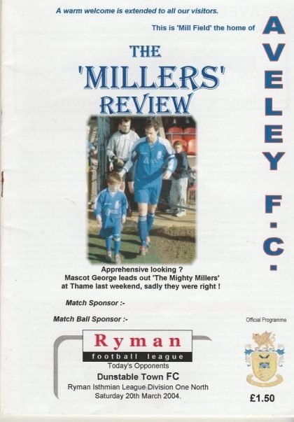 Aveley v Dunstable  20-Mar-2004