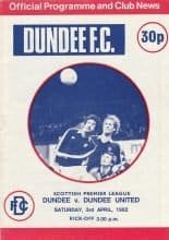 Dundee v Dundee United  03-Apr-1982