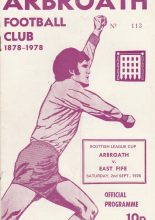 Arbroath v East Fife 02-Sep-1978
