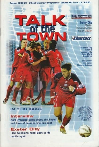 Aldershot Town v Exeter City 02-Jan-2006