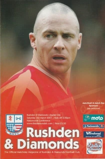 Rushden & Diamonds v Exeter City  03-Mar-2007