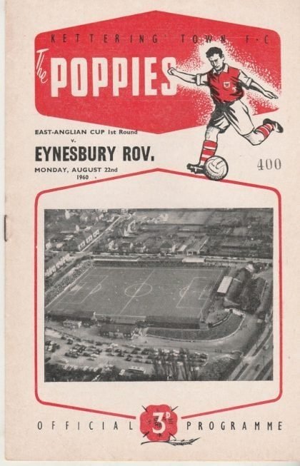 Kettering Town v Eynesbury Rovers  22-Aug-1960