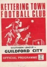 Kettering Town v Guildford City  26-Oct-1968