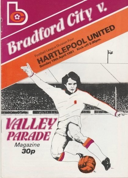 Bradford City v Hartlepool United 19-Apr-1981