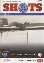 Aldershot Town v Hereford United  03-Jan-2011