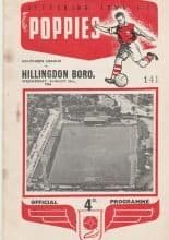 Kettering Town v Hillingdon Borough 26-Aug-1964