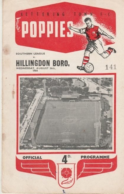 Kettering Town v Hillingdon Borough 26-Aug-1964