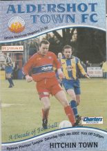 Aldershot Town v Hitchin Town  19-Jan-2002