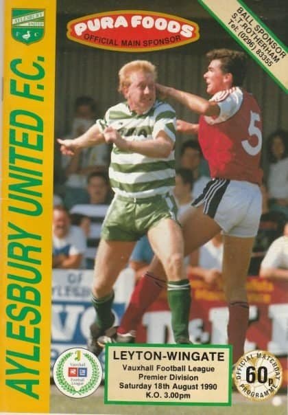Aylesbury United v Leyton-Wingate  18-Aug-1980
