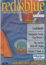 Aldershot Town v Locksheath   01-Dec-1998