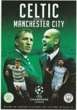 Glasgow Celtic v Manchester City 20-Sep-2016