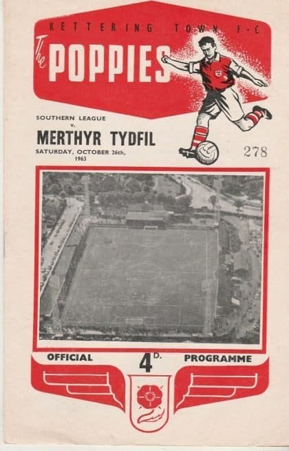 Kettering Town v Merthyr Tydfil  26-Oct-1963