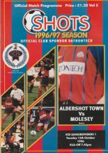 Aldershot Town v Molesey  15-Oct-1996
