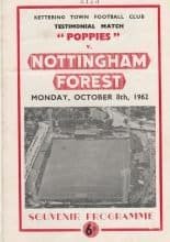 Kettering Town v Nottingham Forest 08-Oct-1962