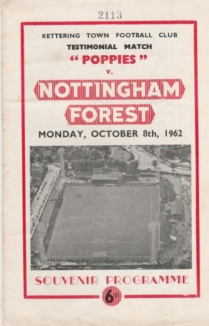 Kettering Town v Nottingham Forest 08-Oct-1962
