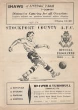 Stockport County v Oldham Athletic 22-Aug-1955