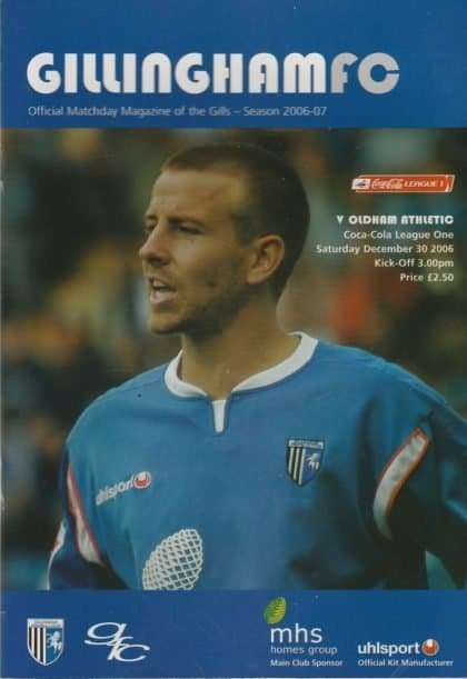 Gillingham v Oldham Athletic 30-Dec-2006