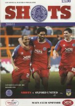 Aldershot Town v Oxford United  08-Jan-2011
