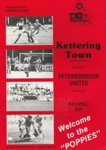 Kettering Town v Peterborough United 18-Aug-1986