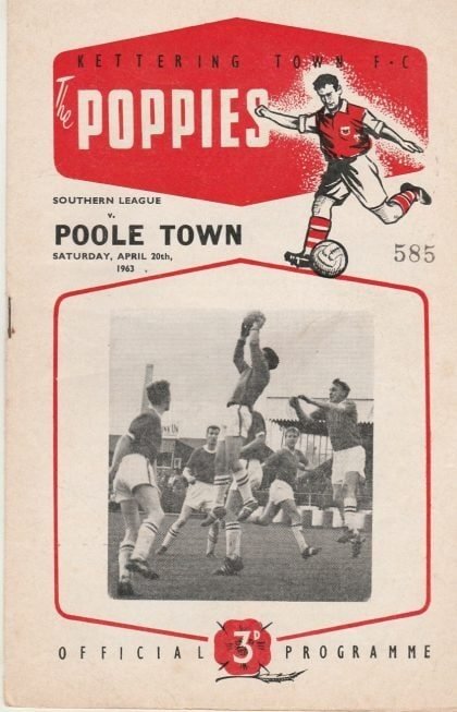 Kettering Town v Poole Town 20-Apr-1963