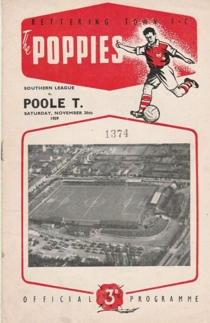 Kettering Town v Poole Town  28-Nov-1959