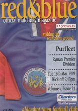 Aldershot Town v Purfleet  16-Mar-1999