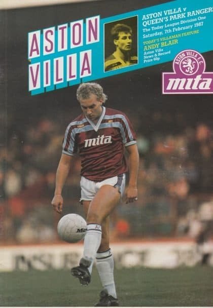 Aston Villa v Queens Park Rangers 07-Feb-1987