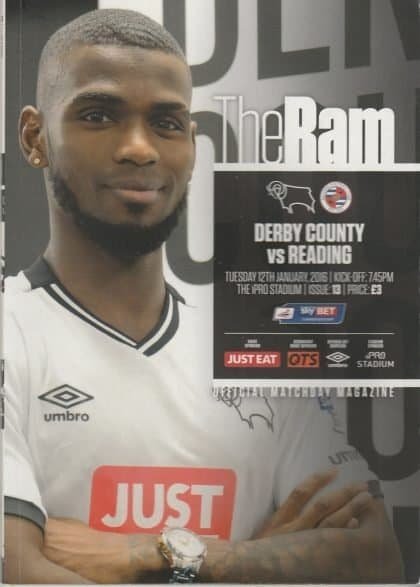 Derby County v Reading 12-Jan-2016