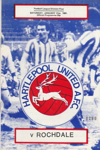 Hartlepool United v Rochdale  31-Jan-1981