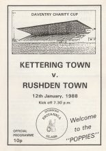 Kettering Town v Rushden Town  12-Jan-1988