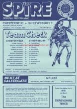 Chesterfield v Shrewsbury Town 17-Aug-1982