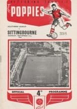 Kettering Town v Sittingbourne  21-Sep-1964