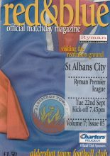 Aldershot Town v St Albans City  22-Sep-1998