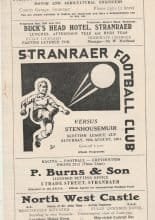Stranraer v Stenhousemuir 29-Aug-1964