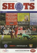 Aldershot Town v Stevenage  28-Aug-2010
