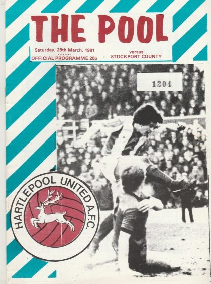 Hartlepool United v Stockport County 28-Mar-1981