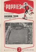 Kettering Town v Swindon Town 08-Nov-1961