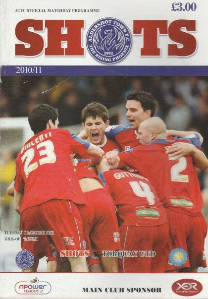 Aldershot Town v Torquay United   08-Mar-2011
