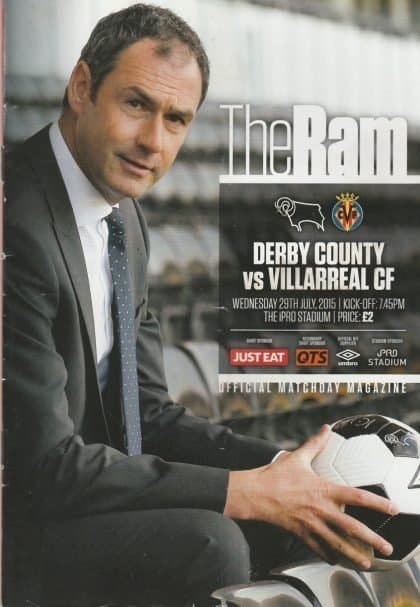 Derby County v Villarreal  29-Jul-2015