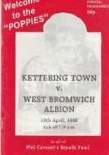 Kettering Town v West Bromwich Albion 19-Apr-1988