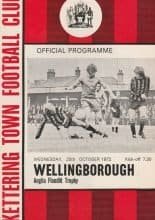 Kettering Town v Wellingborough  25-Oct-1972