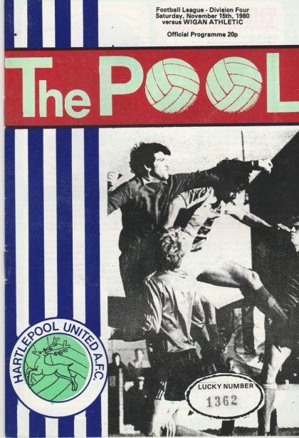 Hartlepool United v Wigan Athletic   15-Nov-1980