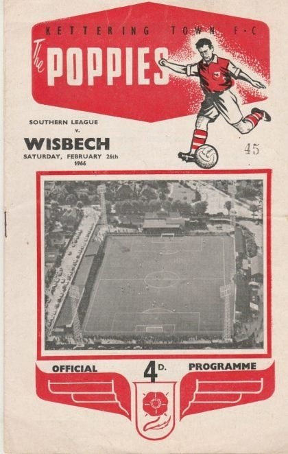 Kettering Town v Wisbech Town  26-Feb-1966