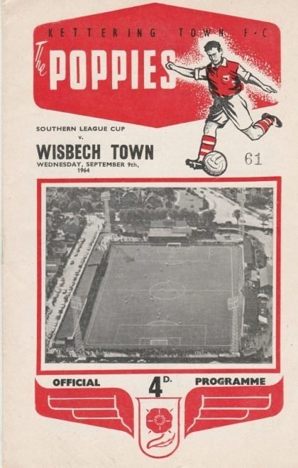 Kettering Town v Wisbech Town  09-Sep-1964
